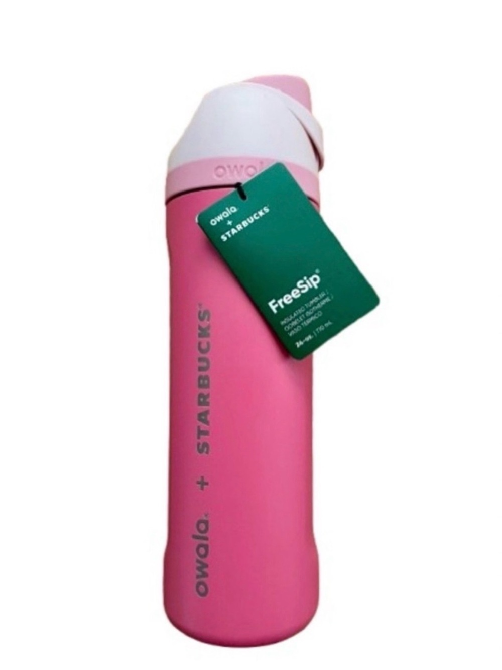 Owala + Starbucks Pink Water Bottle 24oz - Picture 2 of 3
